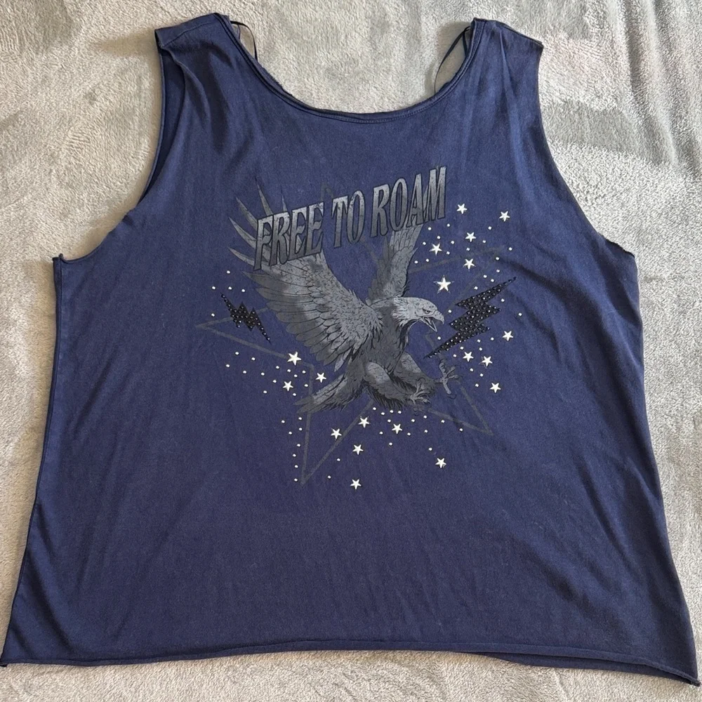 Idyllwind Blue 'Free to Roam' Tank Top